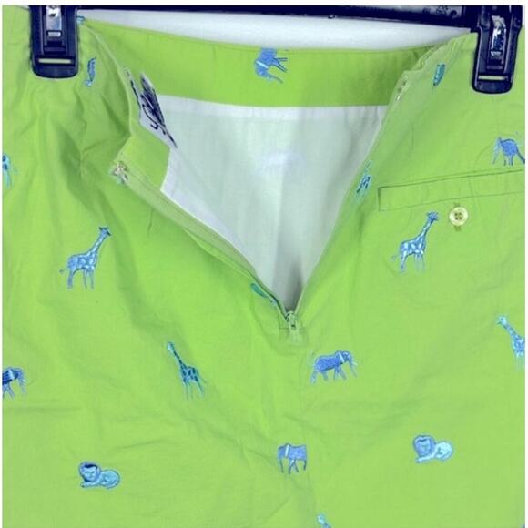 Vintage Lilly Pulitzer White Label Embroidered Safari Skirt Size 0 Preppy - Picture 10 of 14